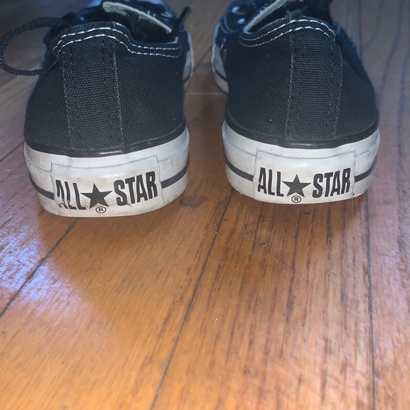 Converse Black bow tie low cut - Picture 4 of 5